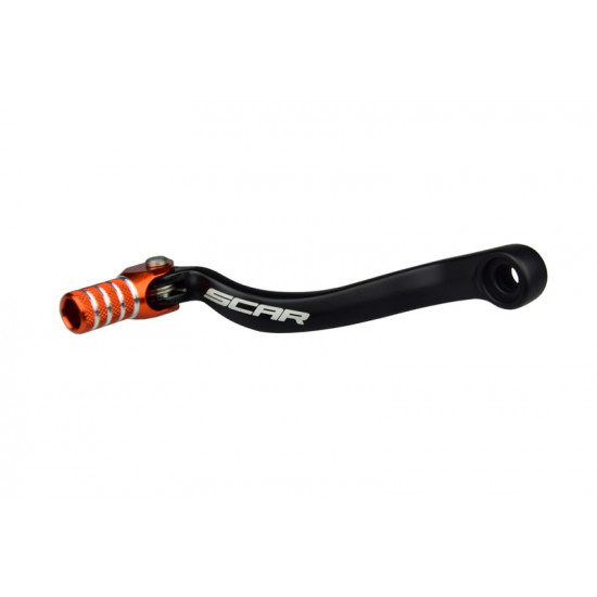 Sélecteur de vitesse SCAR noir mat/embout orange KTM SXF450